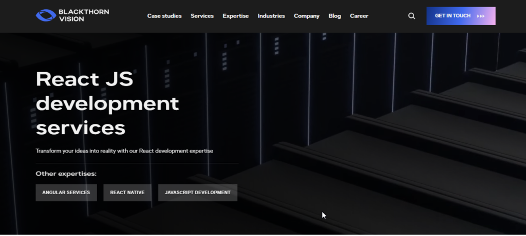 Blackthorn Vision is a leading React.js development company